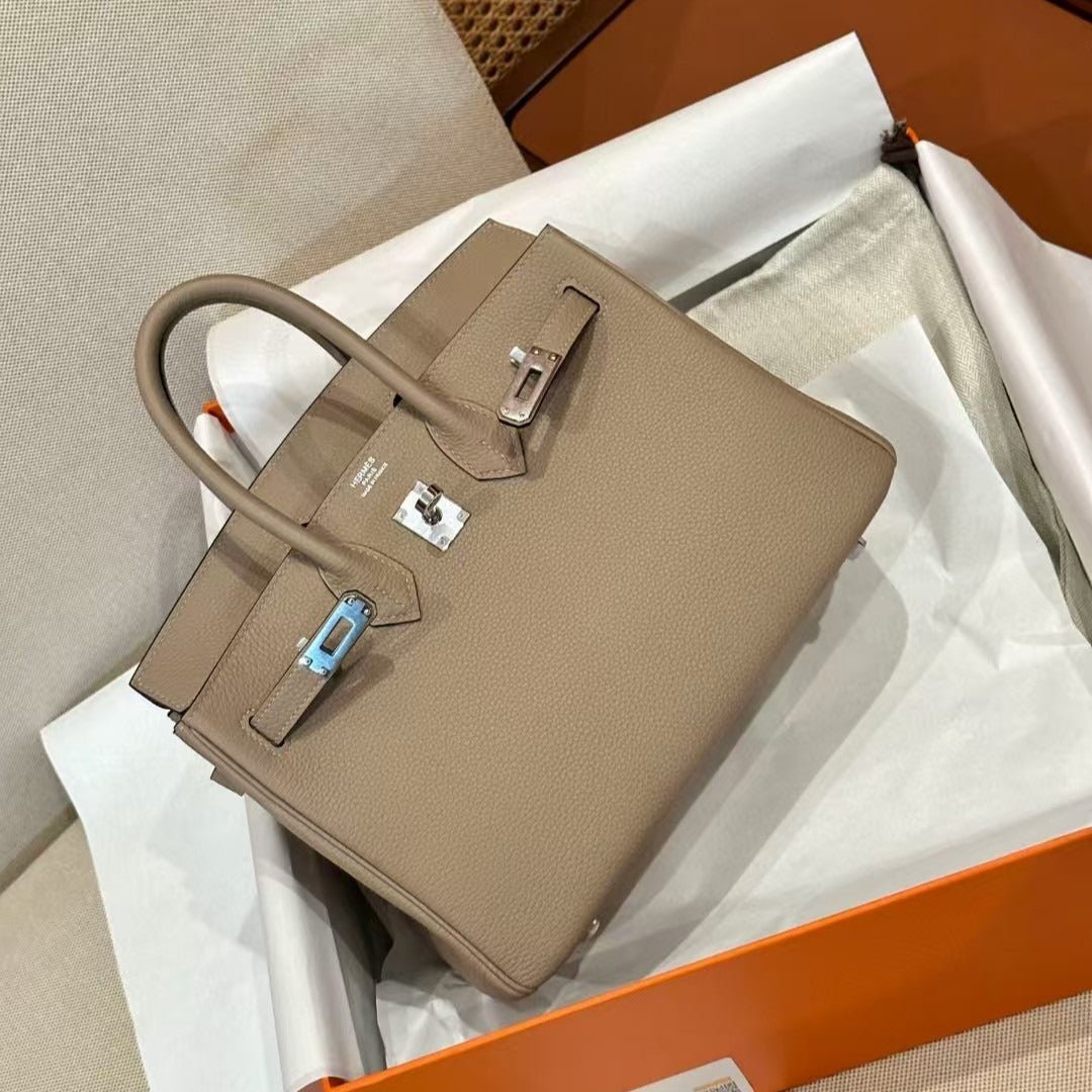 WhatsAppImage2025-08-01at11.35.26_a0345364 HM BIRKIN 20CM BROWN TOGO LEATHER SILVER-TONE HARDWARE - Image 1