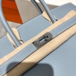 HM BIRKIN 30CM CLOUD BLUE TOGO LEATHER SILVER HARDWARE - Image 20