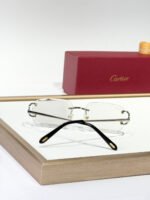 PHOTOCHROMIC LENSES C DE SQUARE FRAME SUNGLASSES CT0093O IN METAL - Image 14