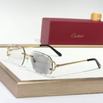 PHOTOCHROMIC LENSES C DE SQUARE FRAME SUNGLASSES CT0093O IN METAL - Image 3