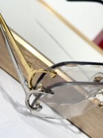 PHOTOCHROMIC LENSES C DE SQUARE FRAME SUNGLASSES CT0093O IN METAL - Image 18