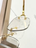 PHOTOCHROMIC LENSES C DE SQUARE FRAME SUNGLASSES CT0093O IN METAL - Image 7