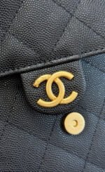 CHANEL 25S HOBO BAG 30 IN BLACK CAVIAR - Image 6