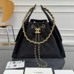 CHANEL 25S HOBO BAG 30 IN BLACK CAVIAR - Image 11