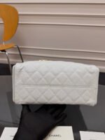 CHANEL 25S HOBO BAG 30 IN WHITE CAVIAR WITH GOLD HARDWARE - Image 5