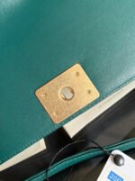 CHANEL 25S BOY BAG 25 IN DARK GREEN LAMBSKIN - Image 20