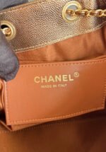 CHANEL 25S HOBO BAG 30 IN METALLIC BROWN CAVIAR WITH GOLD HARDWARE - Image 15