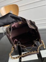 CHANEL 25S HOBO BAG 40 IN DARK EARTH BROWN CAVIAR WITH GOLD HARDWARE - Image 19