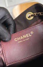 CHANEL 25S HOBO BAG 40 IN DARK EARTH BROWN CAVIAR WITH GOLD HARDWARE - Image 8