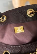 CHANEL 25S HOBO BAG 40 IN DARK EARTH BROWN CAVIAR WITH GOLD HARDWARE - Image 24