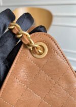 CHANEL 25S HOBO BAG 30 IN CARAMEL BROWN CAVIAR WITH GOLD HARDWARE - Image 8