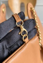 CHANEL 25S HOBO BAG 30 IN CARAMEL BROWN CAVIAR WITH GOLD HARDWARE - Image 19