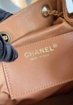 CHANEL 25S HOBO BAG 30 IN CARAMEL BROWN CAVIAR WITH GOLD HARDWARE - Image 7