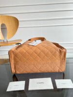 CHANEL 25S HOBO BAG 30 IN CARAMEL BROWN CAVIAR WITH GOLD HARDWARE - Image 5