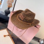 MIUMIU STRAW COWBOY HAT STYLE 19 - Image 8