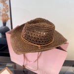 MIUMIU STRAW COWBOY HAT STYLE 19 - Image 4