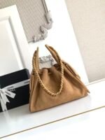 CHANEL 25S HOBO BAG 30 IN BROWN SUEDE WITH GOLD HARDWARE - Image 7