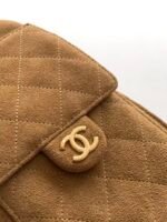 CHANEL 25S HOBO BAG 30 IN BROWN SUEDE WITH GOLD HARDWARE - Image 4