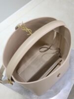 YSL 25S LE 5 À 7 BUCKET 26 IN NUDE CALFSKIN GOLD HARDWRE - Image 7