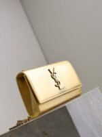 YSL 25S KATE BAG 20 IN GOLD METALLIC CALFSKIN GOLD HARDWARE - Image 3
