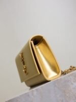 YSL 25S KATE BAG 20 IN GOLD METALLIC CALFSKIN GOLD HARDWARE - Image 6