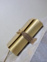 YSL 25S KATE TASSEL 20 IN GOLD METALLIC CALFSKIN GOLD HARDWRE - Image 6