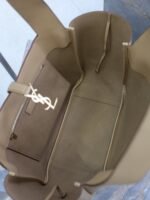YSL 25S LE 5 À 7 BEA 50 IN DARK CARAMEL CALFSKIN GOLD HARDWARE - Image 6