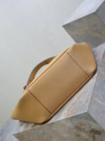 YSL 25S LE 5 À 7 BEA 50 IN DARK CARAMEL CALFSKIN GOLD HARDWARE - Image 9