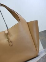 YSL 25S LE 5 À 7 BEA 50 IN DARK CARAMEL CALFSKIN GOLD HARDWARE - Image 4