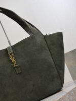 YSL 25S LE 5 À 7 BEA 50 IN DARK OLIVE SUEDE GOLD HARDWRE - Image 19