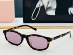 MIU SUNGLASSES IN RECTANGULAR ACETATE 646116 - Image 6