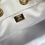 CHANEL 26S HOBO BAG 30 IN OFF-WHITE WOVEN SYNTHETIC FIBER - Image 18