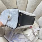 CHANEL 26S HOBO BAG 30 IN OFF-WHITE WOVEN SYNTHETIC FIBER - Image 17