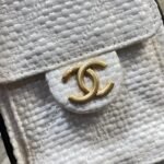 CHANEL 26S HOBO BAG 22 IN OFF-WHITE WOVEN SYNTHETIC FIBER - Image 8