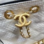 CHANEL 26S HOBO BAG 22 IN OFF-WHITE WOVEN SYNTHETIC FIBER - Image 11