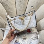 CHANEL 26S HOBO BAG 22 IN OFF-WHITE WOVEN SYNTHETIC FIBER - Image 6