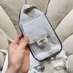 CHANEL 26S HOBO BAG 22 IN OFF-WHITE WOVEN SYNTHETIC FIBER - Image 7