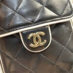 CHANEL 26S HOBO BAG 30 IN BLACK SMOOTH CALFSKIN - Image 14