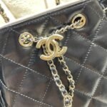CHANEL 26S HOBO BAG 30 IN BLACK SMOOTH CALFSKIN - Image 3