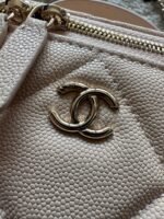CHANEL 25S VANITY BAG 17 IN LIGHT PINK CAVIAR LEATHER - Image 14