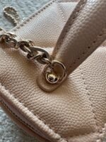 CHANEL 25S VANITY BAG 17 IN LIGHT PINK CAVIAR LEATHER - Image 7