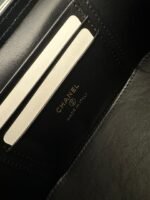 CHANEL 25S VANITY BAG 17 IN BLACK CAVIAR LEATHER WITH GOLD HARDWARE - Image 16