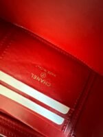 CHANEL 25S VANITY BAG 17 IN RED CAVIAR LEATHER WITH GOLD HARDWARE - Image 16