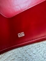 CHANEL 25S VANITY BAG 17 IN RED CAVIAR LEATHER WITH GOLD HARDWARE - Image 8