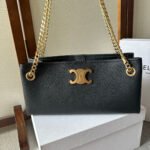 NEWSPAPER TRIOMPHE SOFT 31 BLACK IN CALFSKIN - Image 10