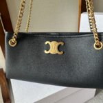 NEWSPAPER TRIOMPHE SOFT 31 BLACK IN CALFSKIN - Image 7