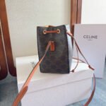 MICRO SAILOR 17 IN BLACK TRIOMPHE CANVAS AND BROWN CALFSKIN TRIM - Image 10