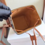 MICRO SAILOR 17 IN BLACK TRIOMPHE CANVAS AND BROWN CALFSKIN TRIM - Image 16