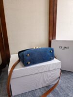 TEEN NINO BAG 20.5 IN DENIM TRIOMPHE KELLY - Image 5