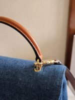 TEEN NINO BAG 20.5 IN DENIM TRIOMPHE KELLY - Image 16